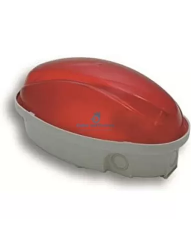 Fanton 62723 Oval Ceiling Light - IP65 - E27 gr/ro